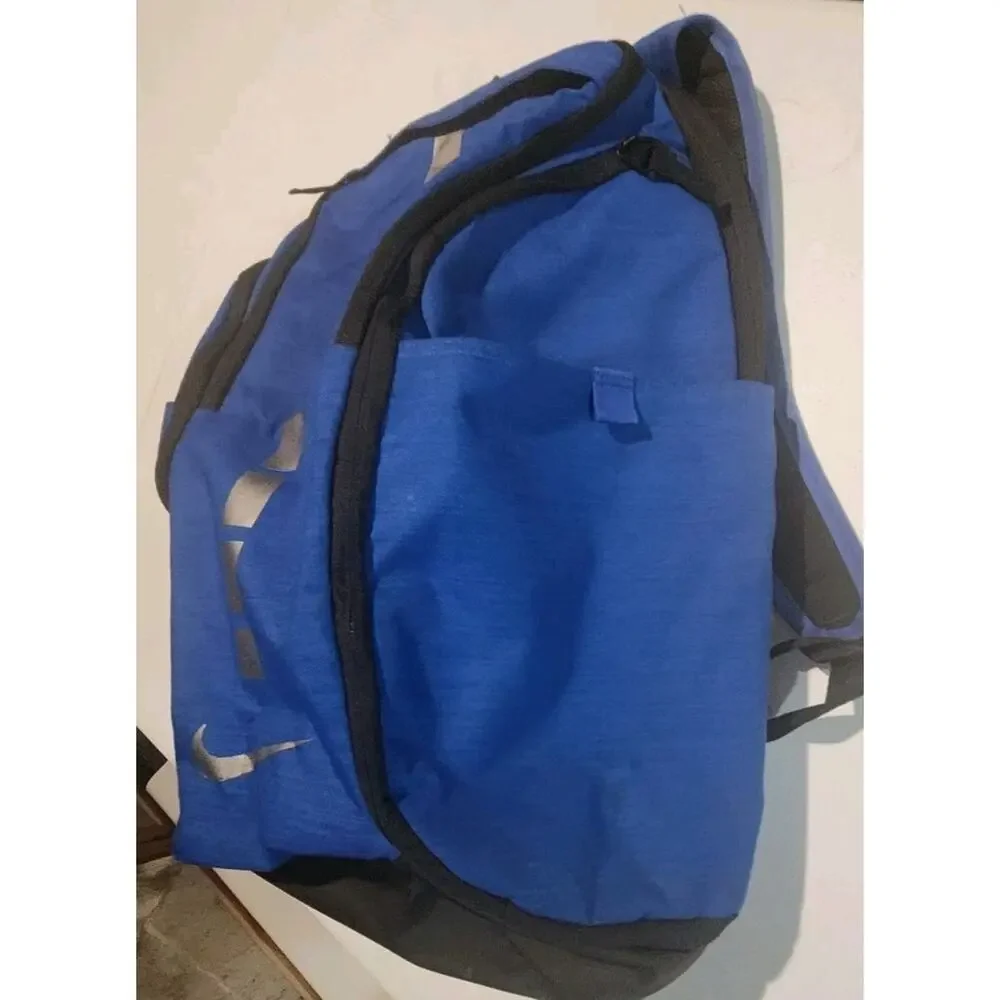 Nike Elite Backpack/Duffel- Blue/Silver/Black